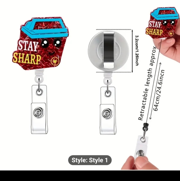 Acrylic badge reel - Picture 2 of 2